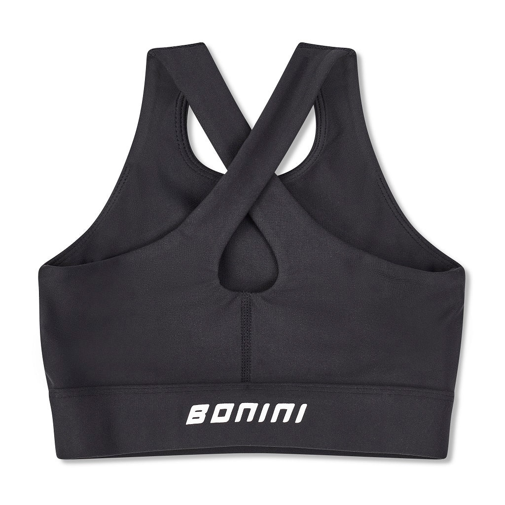 BONINI Aspire Crop Sport Top Black