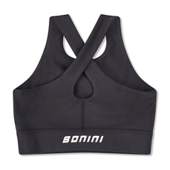 BONINI Aspire Crop Sport Top Black