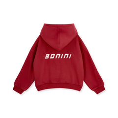 by ADee The Revive Hoodie features a relaxed fit with a cropped silhouette. Finished with signature Bonini branding, it’s perfect for layering or pairing with matching pieces for an effortless everyday look. Burgundy