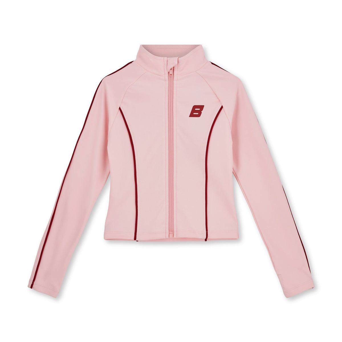 BONINI by ADee The Revive Zipper is designed with a fitted silhouette and clean panel detailing. Finished with signature Bonini branding, it’s ideal for both active days and off-duty styling.&nbsp;Light Pink
