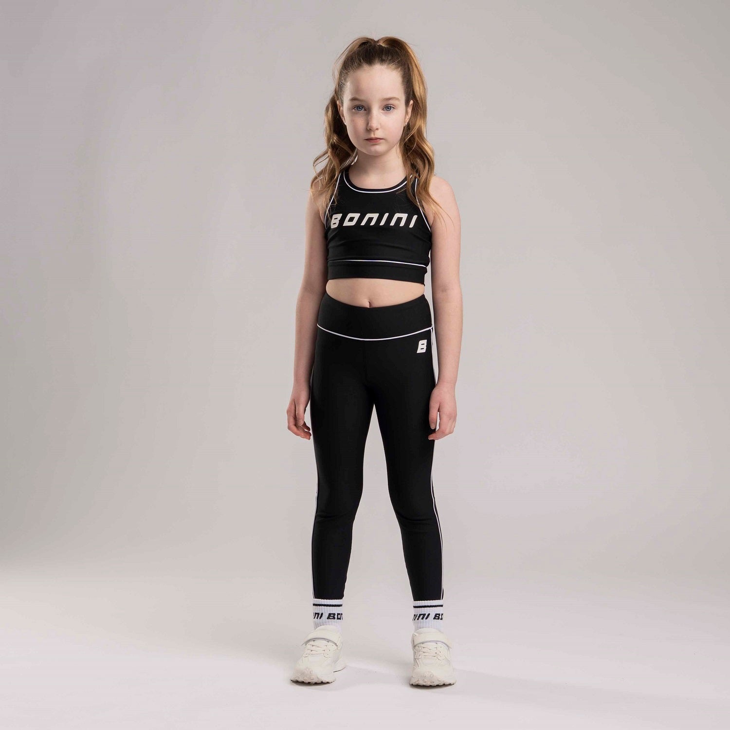 BONINI by ADee A sporty staple with a clean finish, the Revive Vest Top offers a comfortable, fitted shape. Finished with signature Bonini detailing. Black