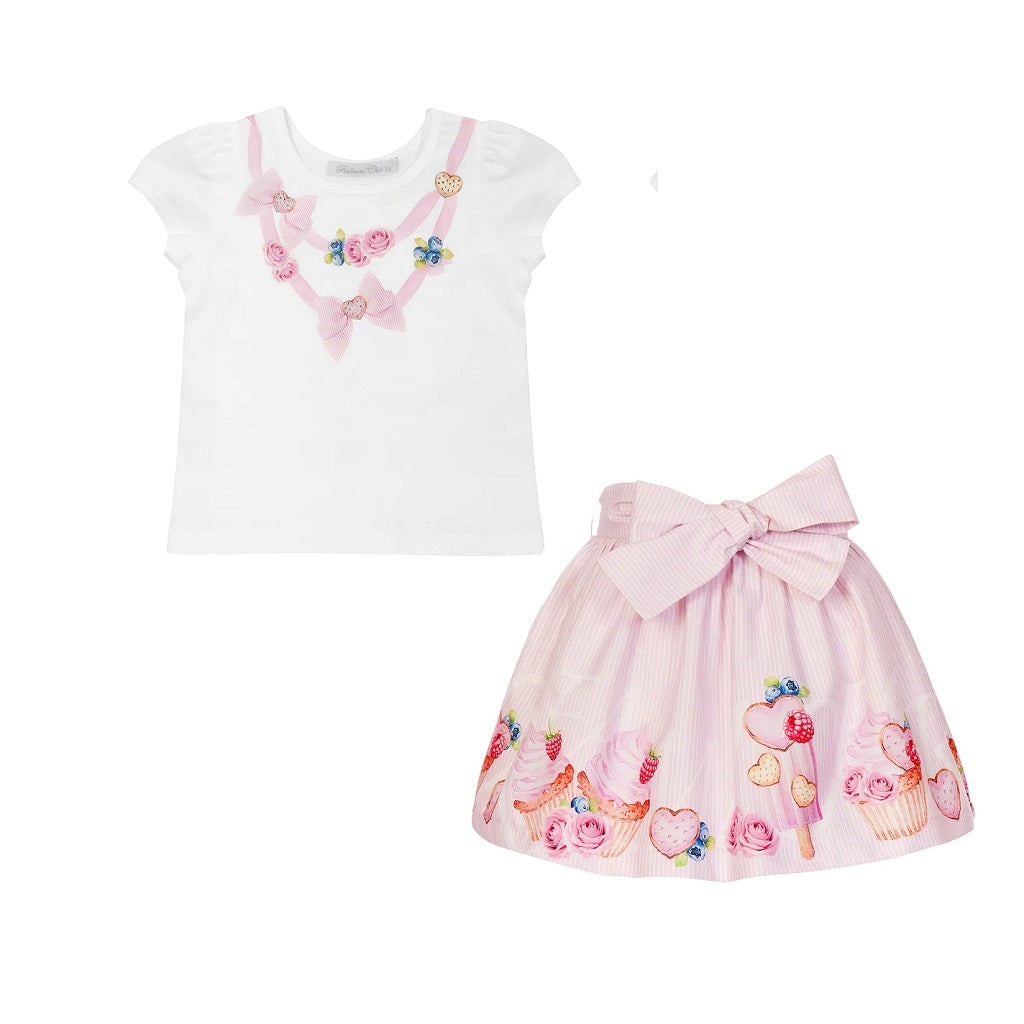 BALLOON CHIC Cupcake Skirt Set