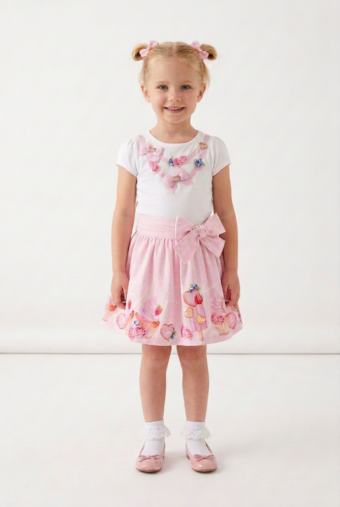 BALLOON CHIC Cupcake Skirt Set