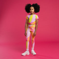 BONINI by ADee The Sprint leggings feature a fresh all-over logo print and are finished with a branded elasticated waistband. Hot Pink
