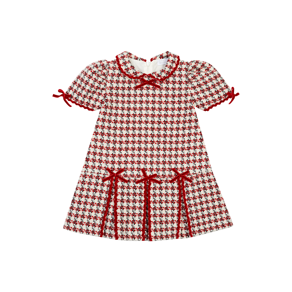 Deolinda Chic Red Dress for girls.