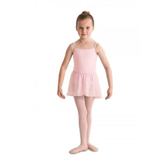 BLOCH Girls Georgette Mock Wrap Skirt Light Pink