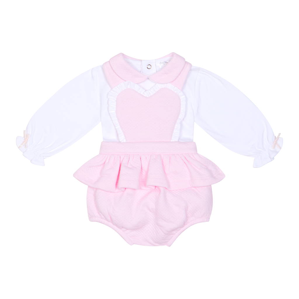 Deolinda AW26 Lovely Collection. Pale Pink Bloomers Set