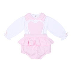 Deolinda AW26 Lovely Collection. Pale Pink Bloomers Set