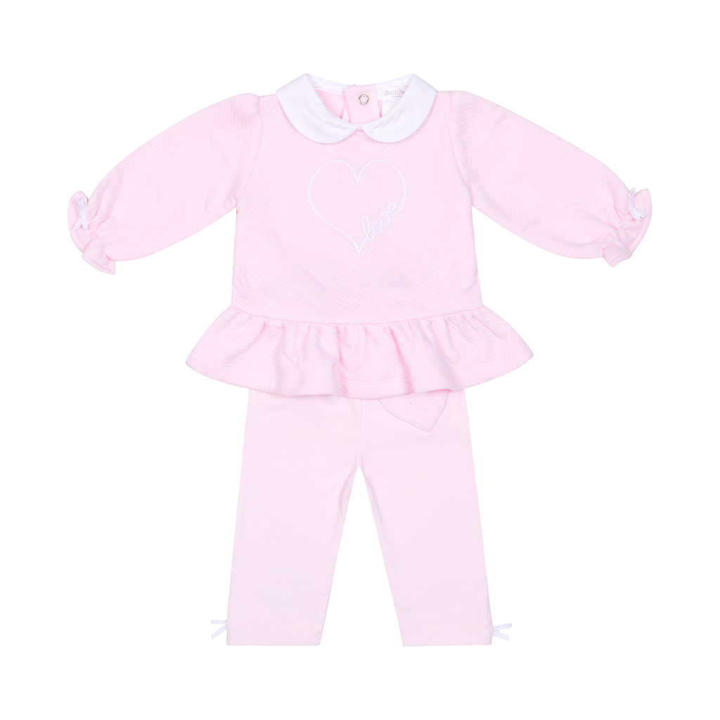 Deolinda AW26 Lovely Collection. Pale Pink Legging Set