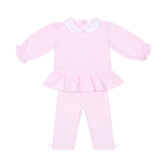 Deolinda AW26 Lovely Collection. Pale Pink Legging Set