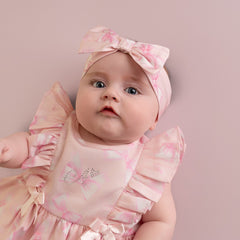 Little A Bow Print Headband