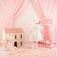 LITTLE A KAIA Heart Embroidery Puff Hooded Jacket