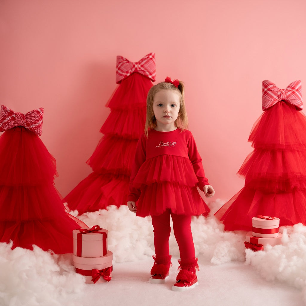 LITTLE A KAYLA Tulle Legging Set