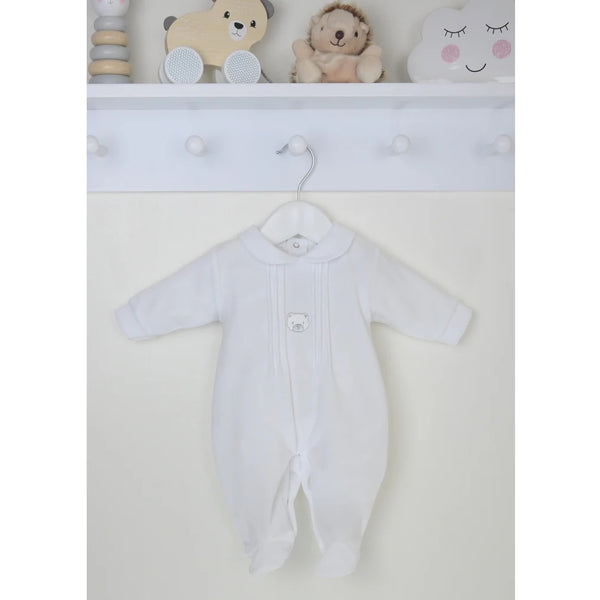 PEX Bear Sleepsuit White