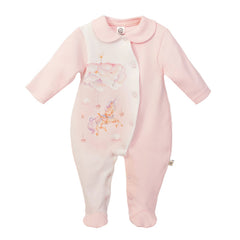 FIRST BABY Pink Unicorn Babygrow