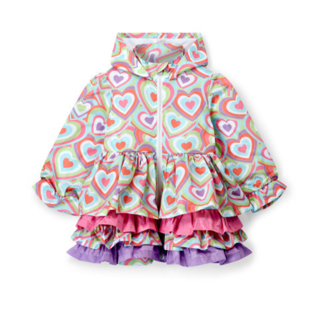 ADEE Emelye Heart Print Jacket