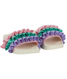 ADEE Frill Slide Sandals Lilac