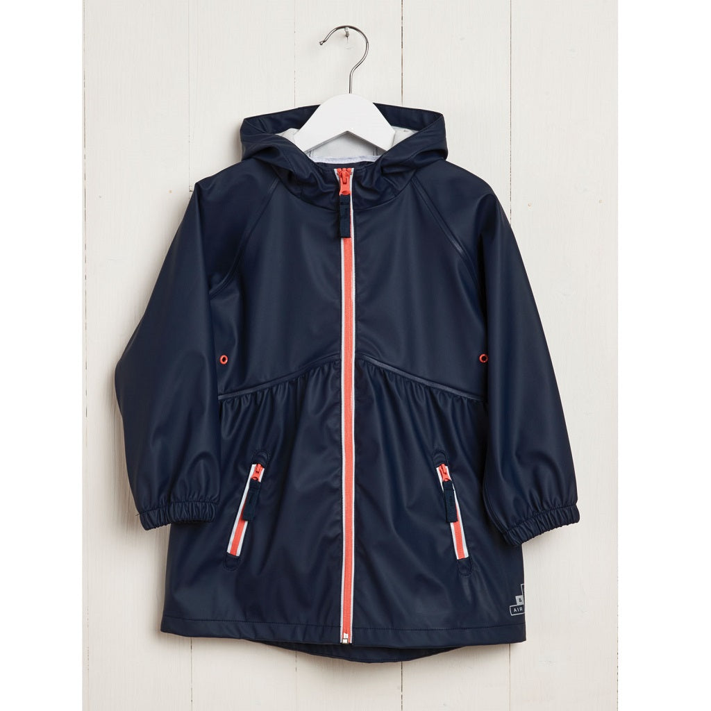 G&A Girls Rainster Jacket Navy