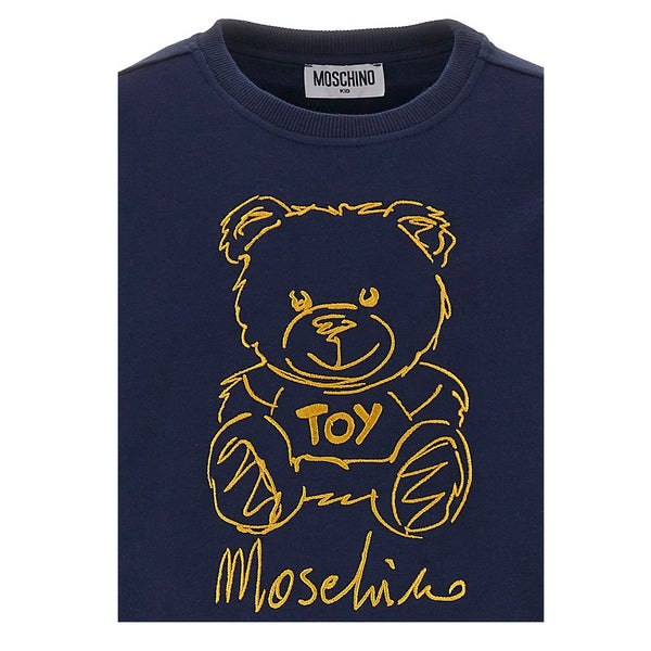 Moschino Bear Logo Sweatshirt Dress