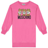 Kids Moschino Teddy Friends Sweatshirt Dress