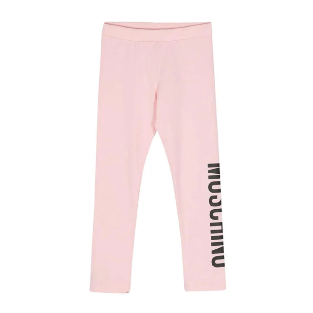 Girls Moschino Leggings Pink