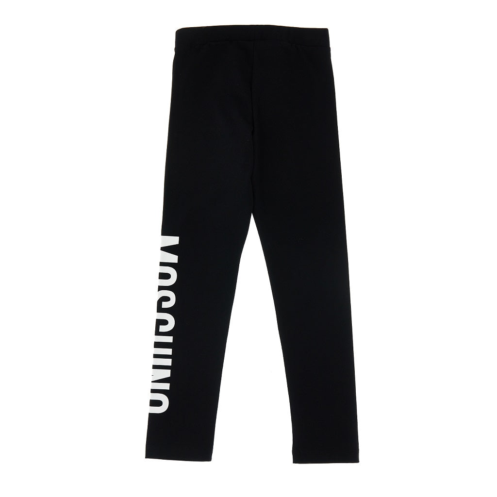 Girls Moschino Leggings Black