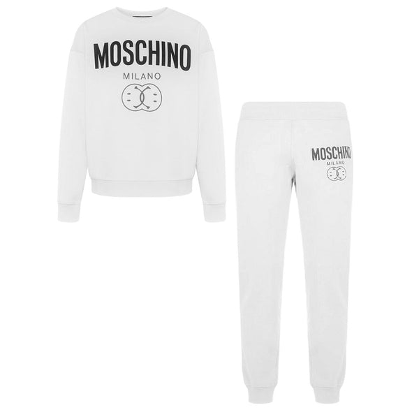Moschino Kids Double Smiley Tracksuit Stone Grey