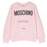 Moschino Logo Print Sweatshirt Pink