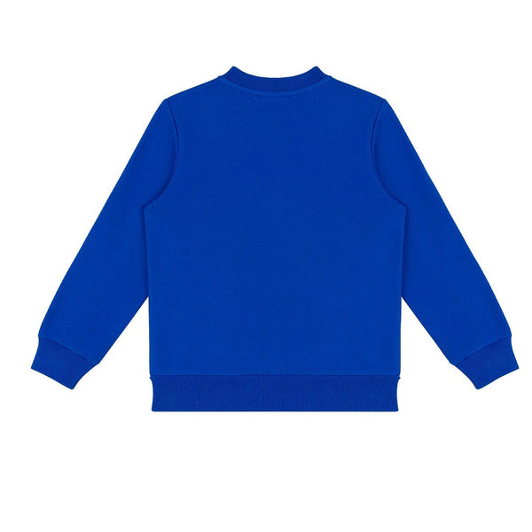 Moschino Kids Logo Sweatshirt Blue