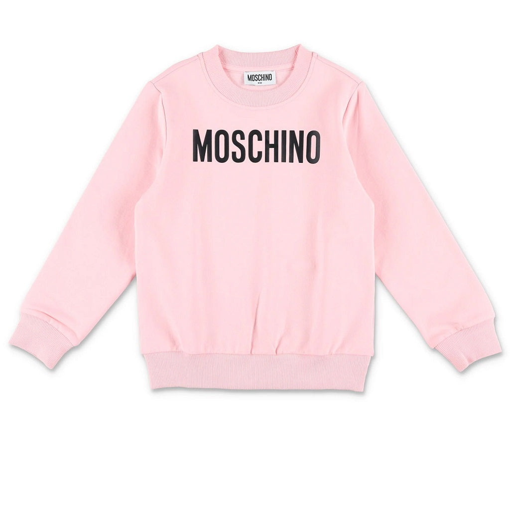 Moschino Logo Sweatshirt Pink