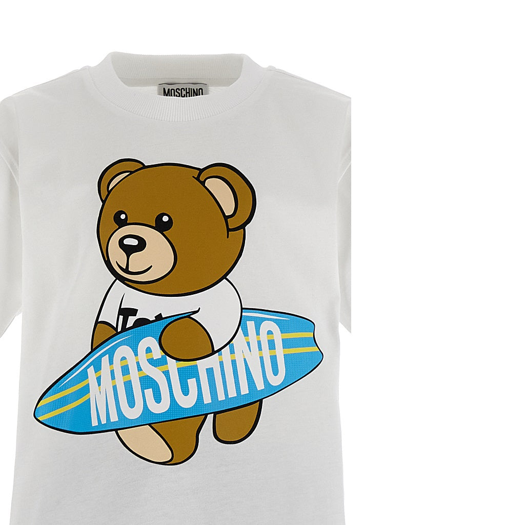 Kids Moschino Maxi T-Shirt & Shorts Set