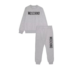 Moschino Kids Logo Tracksuit Grey