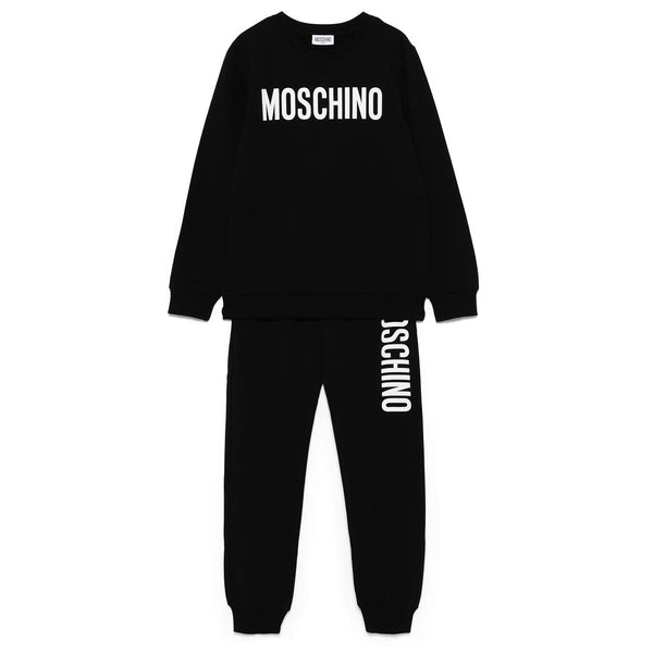 Moschino Kids Logo Tracksuit Black