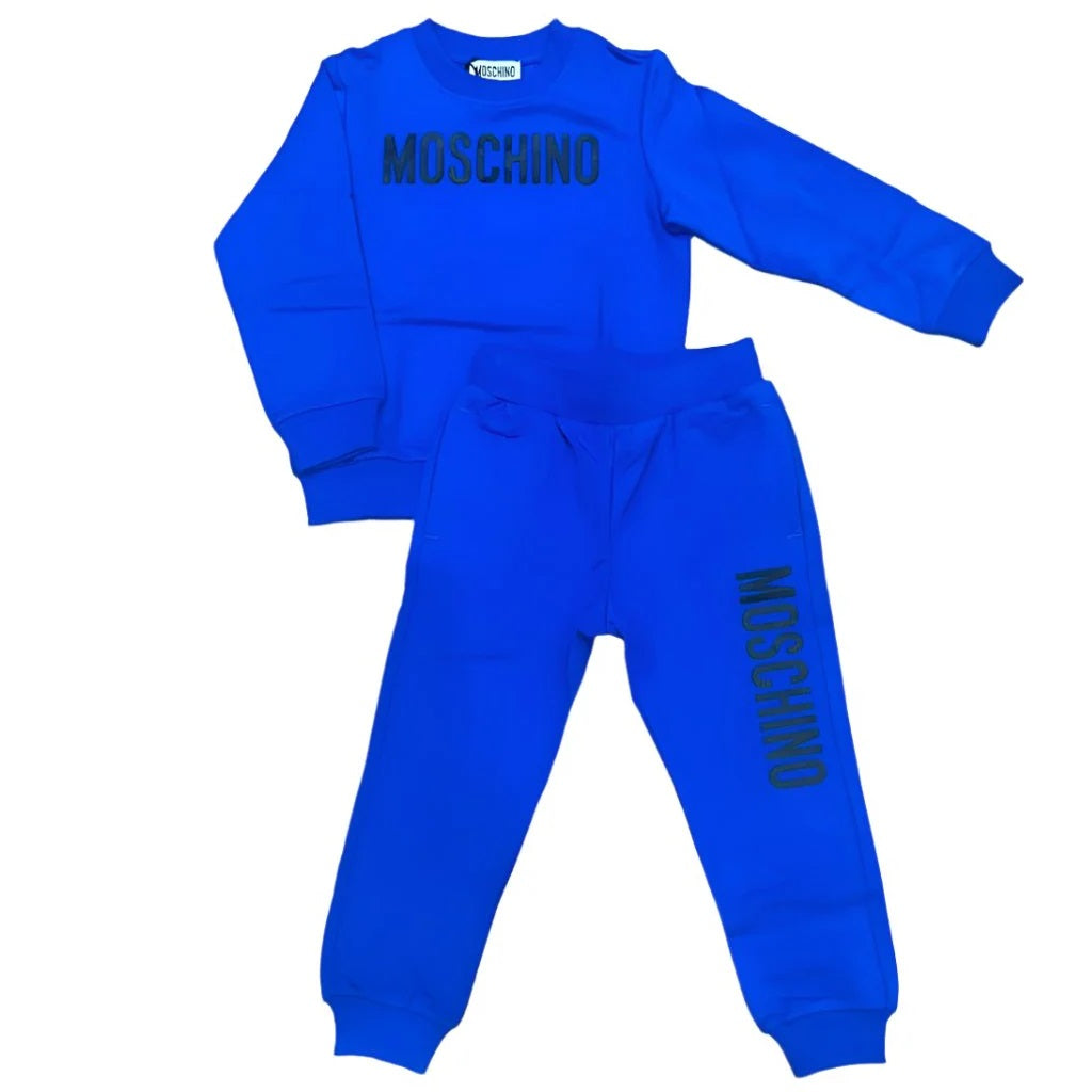 Moschino Kids Logo Tracksuit Skydiver