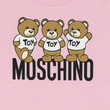 Kids Moschino Teddy Friends T-Shirt Pink