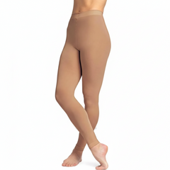 BLOCH Girls Footless Tights Tan