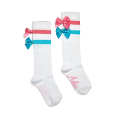 ADEE Edith Bow Ribbon Knee High Socks