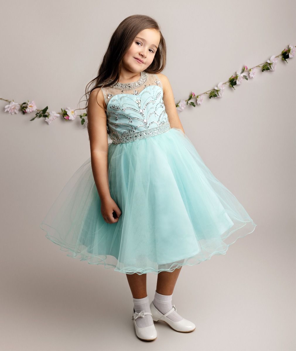 LOLA Tulle Dress Aqua