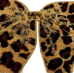 Girls Leopard Print Butterfly 2 Piece Set Pink