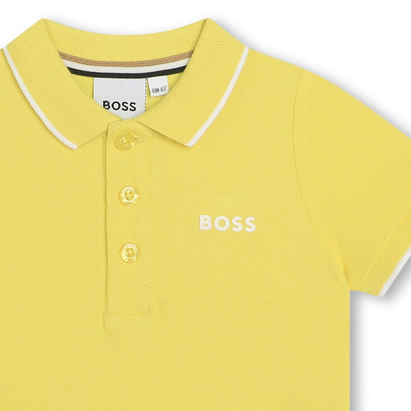 BOSS Baby Short Sleeve Polo Yellow