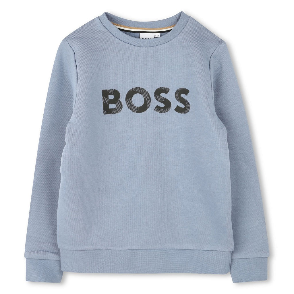 BOSS Round-neck sweatshirt Grey