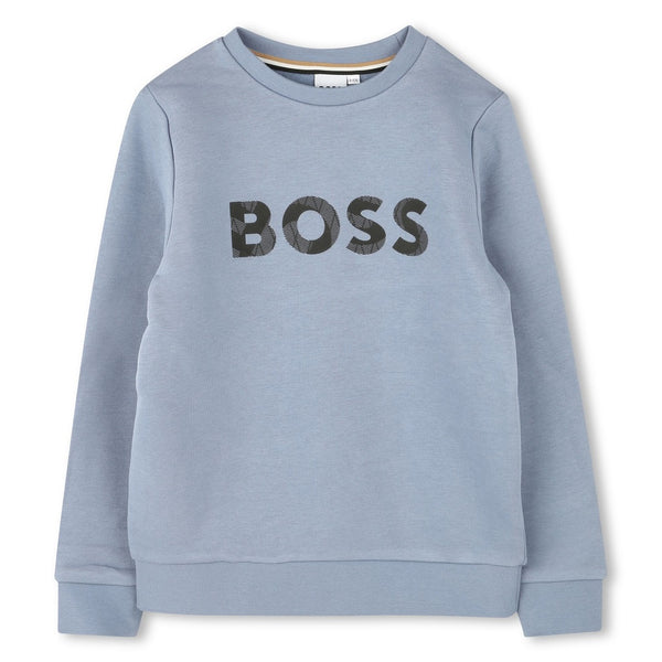 BOSS Round-neck sweatshirt Grey