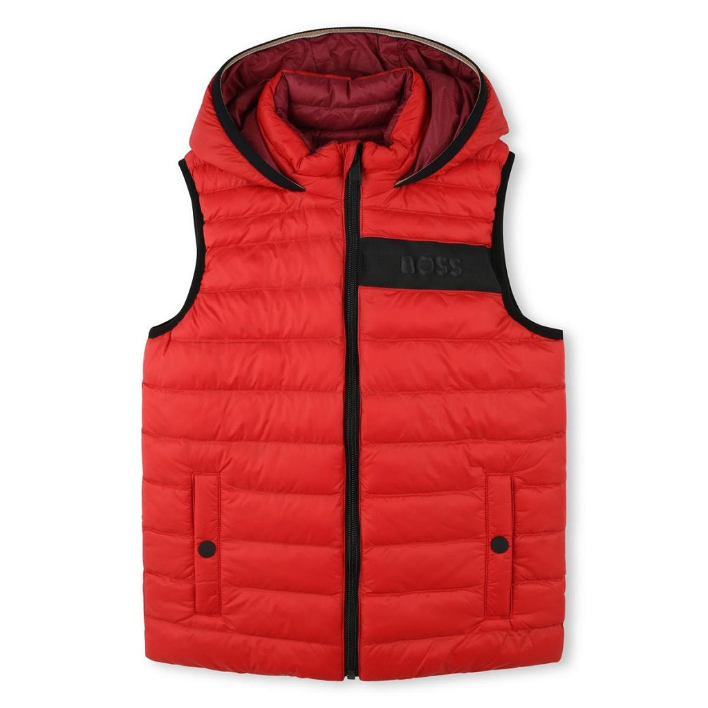 BOSS J51234 Reversible Puffer Jacket Sleeveless