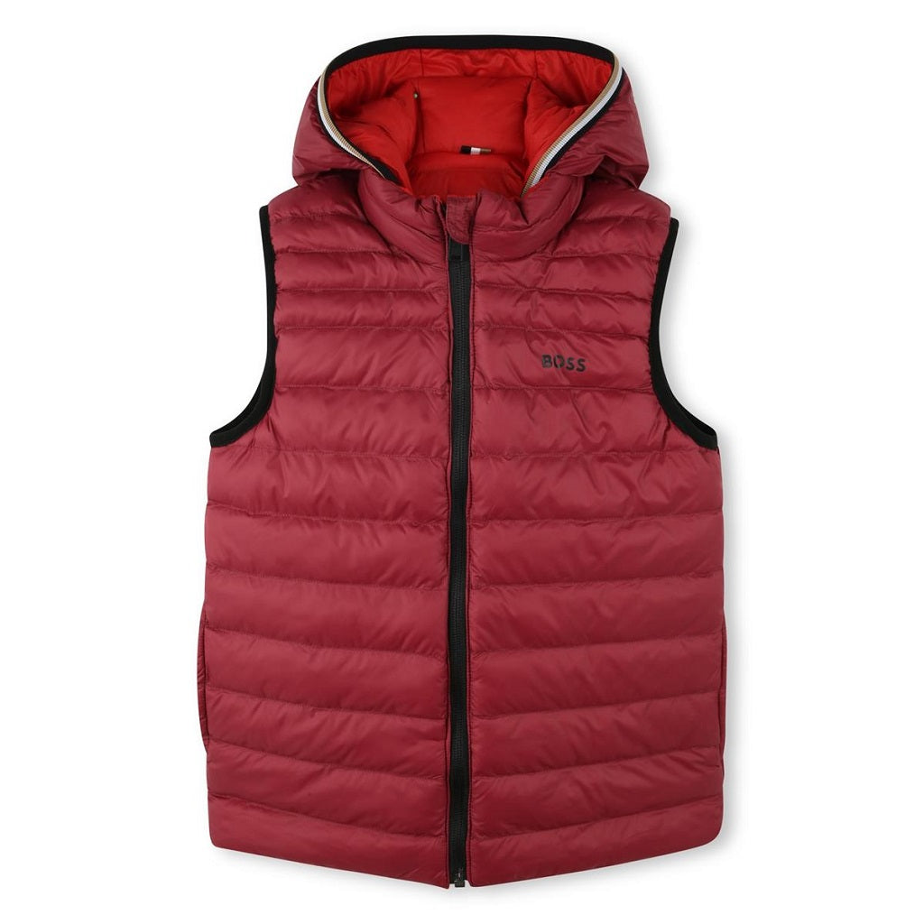 BOSS J51234 Reversible Puffer Jacket Sleeveless