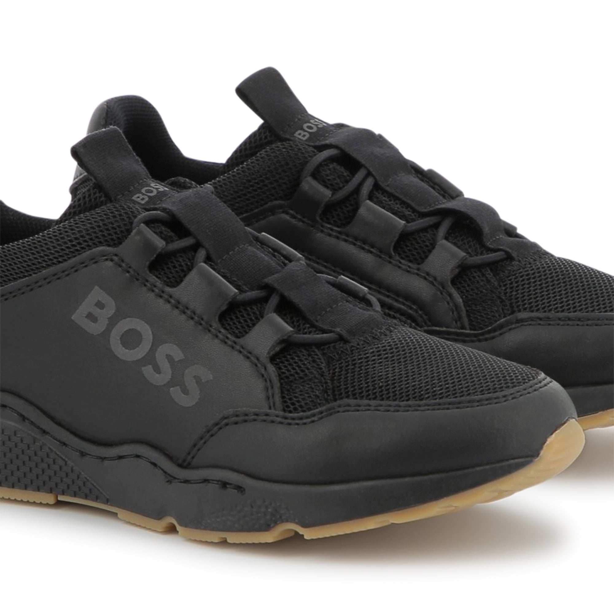 BOSS KIDS Trainers Black