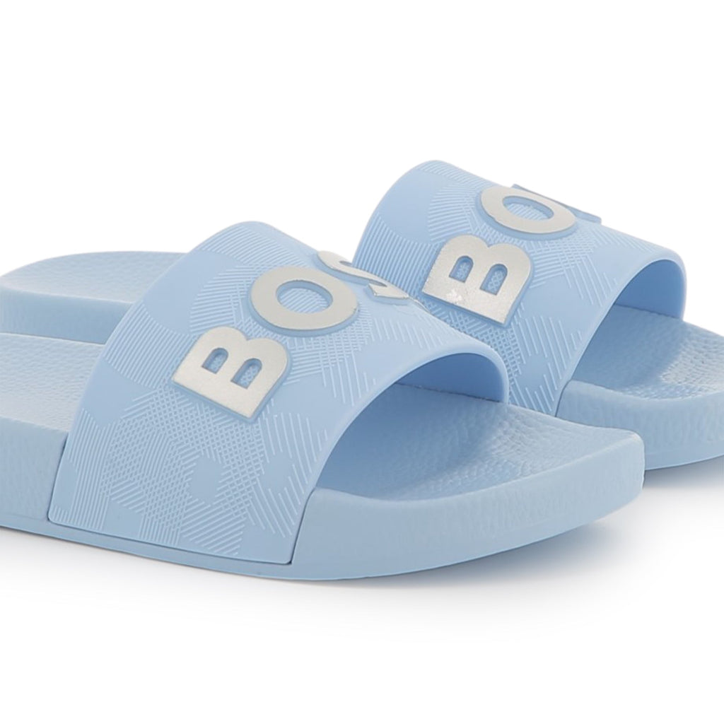 BOSS KIDS AQUA SLIDES