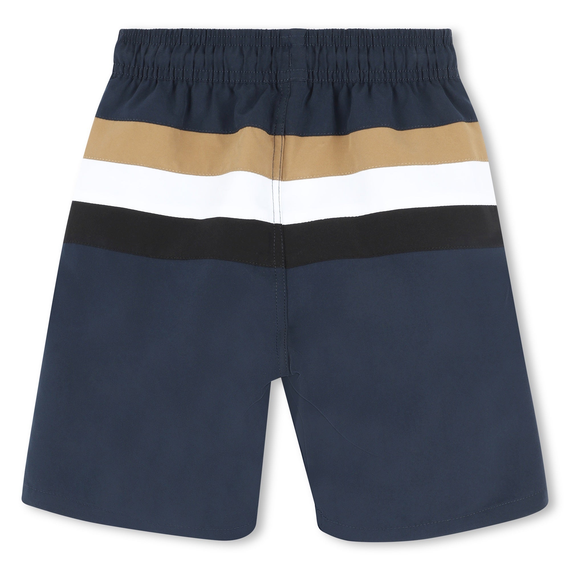 BOSS KIDS Tricolor Swim Shorts Navy