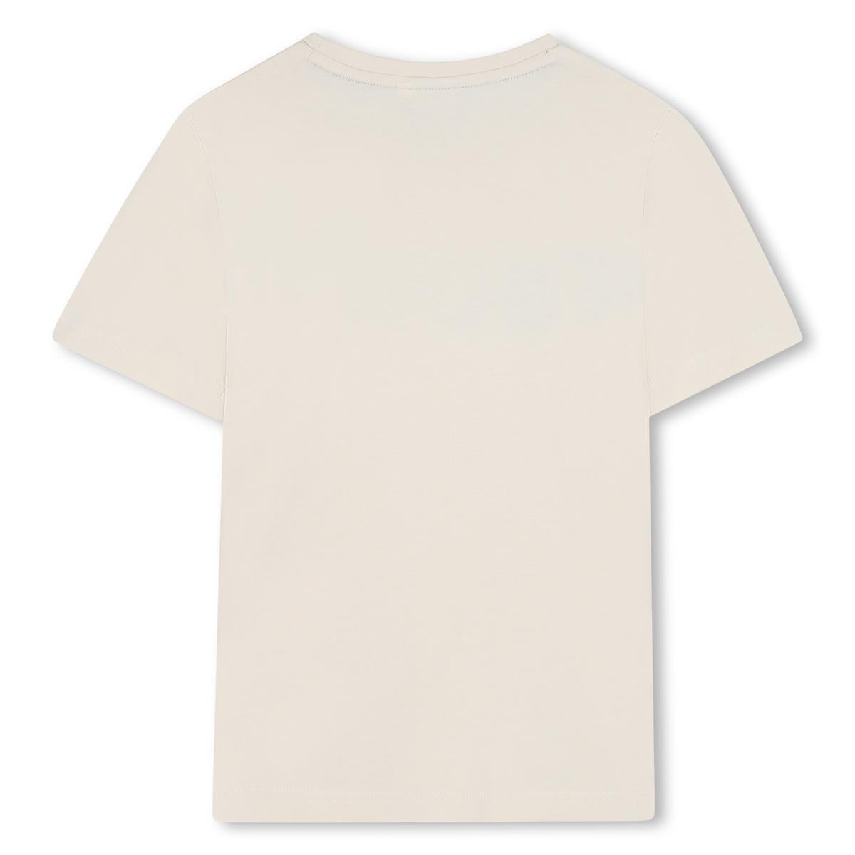 BOSS KIDS Short Sleeve T-Shirt Beige