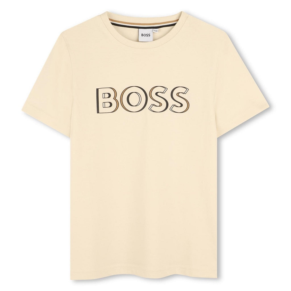 BOSS KIDS Logo Print Short Sleeve T-Shirt