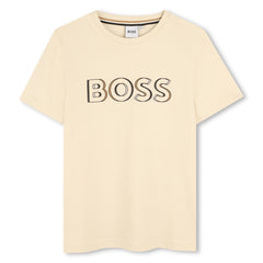 BOSS KIDS Logo Print Short Sleeve T-Shirt